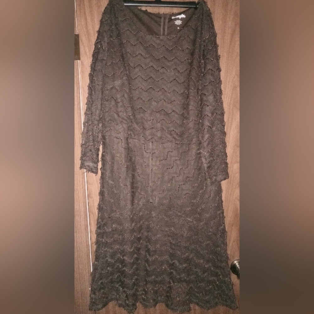 New wrangler women's dark brown chocolate dress